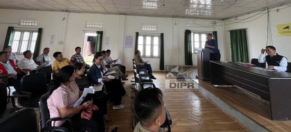 Pughoboto SDPDB meeting held at DB Hall, ADC Office, Pughoboto on July 10. (DIPR Photo)